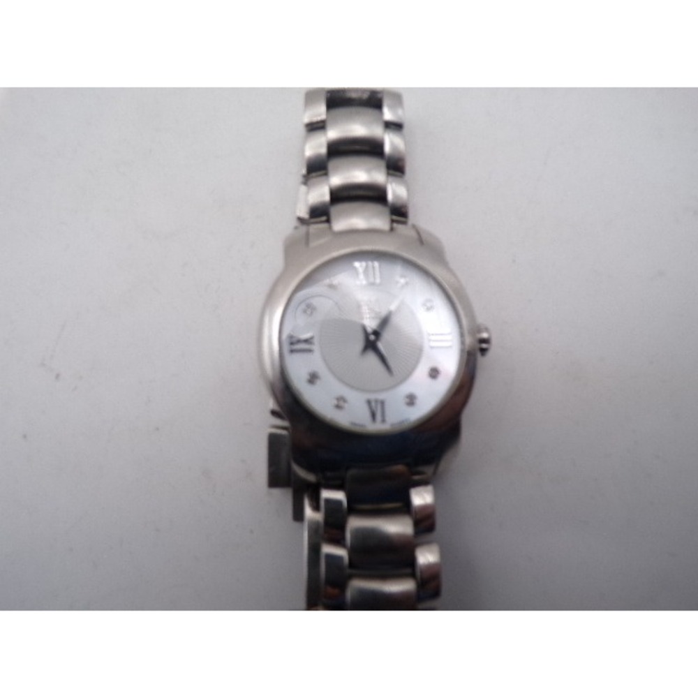 ESQ by Movado Womens Swiss Quartz Watch Silver Stainless Steel Roman Numeral Dia
